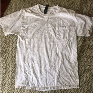 Men’s gray cotton T-shirt. M. Washed not worn. Hanes